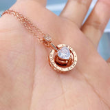 Double Side Heart Arrows Pendant Necklaces Sterling Silver 925 Jewelry