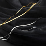 MloveAcc Snake Chain Double Female Choker Necklace