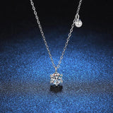 Mosant Diamond Pendant 925 Sterling Silver Jewelry