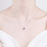 Mosant Diamond Pendant 925 Sterling Silver Jewelry