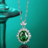 925 Sterling Silver Textured Stones Necklace