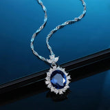 925 Sterling Silver Textured Stones Necklace