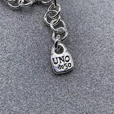 Spain Electroplated 925 Silver Beads Rope Necklace