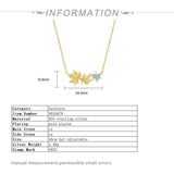 Maple Leaf Necklace 925 Sterling Silver Pendant Chain Fine Jewelry
