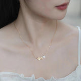 Maple Leaf Necklace 925 Sterling Silver Pendant Chain Fine Jewelry