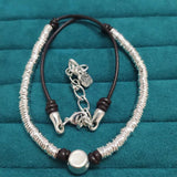 925 Silver Green Crystal Necklace Gift