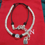 925 Silver Green Crystal Necklace Gift