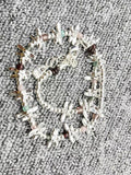 Electroplated 925 Silver Bee Beads Necklace Gift
