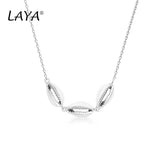 Laya 925 Silver Conch Enamel Necklace for Women