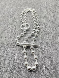 UNOde50 925 Silver Ball Necklace - Gift for Her
