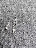 925 Silver Beads Necklace Jewelry
