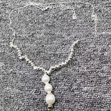 UNOde50 Silver Beaded Pearl Necklace Jewelry Gift
