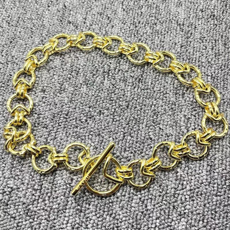 UNOde50 Delicate Electroplated 925 14K Silver Necklace