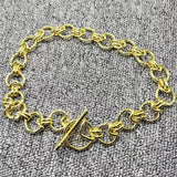 UNOde50 Delicate Electroplated 925 14K Silver Necklace