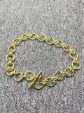 UNOde50 Delicate Electroplated 925 14K Silver Necklace