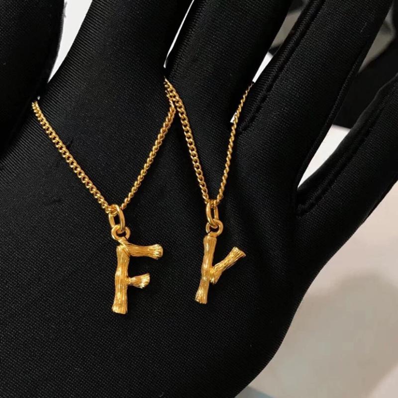 925 Silver Alphabet Necklace Yellow Deluxe Cross Birthday Gift