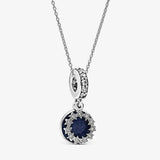 Sterling Silver Dream Catcher Rainbow Pendant Necklace for Women