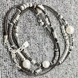 925 Silver Pearl Necklace Jewelry Gift