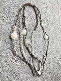 925 Silver Pearl Necklace Jewelry Gift