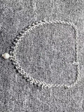 UNOde50 Silver Pearl Pendant Necklace Jewelry Gift