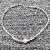 UNOde50 Pearl Necklace Silver Jewelry