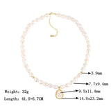 925 Silver Water Pearl Pendant Necklace for Women