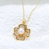 7-7.5mm Freshwater Pearl Pendant Necklace Set