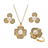 7-7.5mm Freshwater Pearl Pendant Necklace Set