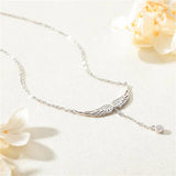 Angel Wings Pendant Necklace 925 Sterling Silver Jewelry