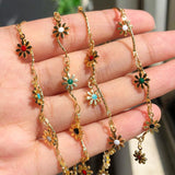 Stainless Steel Crystal Beads Chain for Jewelry Making