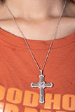 925 Silver Jesus Cross Pendant Necklace for Women
