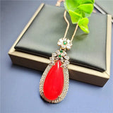 Koraba Chalcedony Pendant Necklace