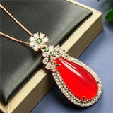 Koraba Chalcedony Pendant Necklace
