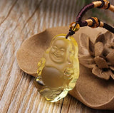 Koraba Citrine Pendant Maitreya Buddha Pendants