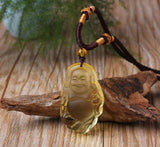 Koraba Citrine Pendant Maitreya Buddha Pendants