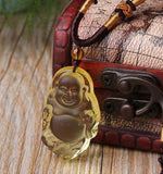 Koraba Citrine Pendant Maitreya Buddha Pendants