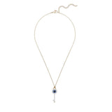 Evil Eye Rose Crystal Necklace for Women