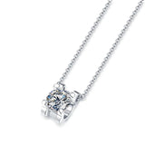 Moissanite Ox Head Pendant Necklaces S925 Sterling Silver Jewelry