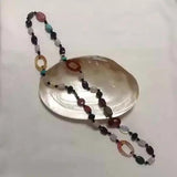 Natural Gemstone Beads Necklace - Handmade Jewelry