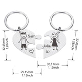 Personalized Name Keychain for Car Keys, Bag Accessories, Gift for Women