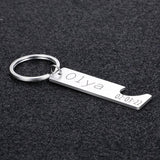 2pcs Couple Keychain Rings Name Key Chain Love
