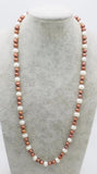 Freshwater Pearl Brown Necklace 30inch 7-9mm Beads