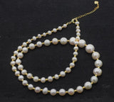 Freshwater Pearl 5-11mm Necklace 22inch Round Beads