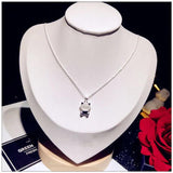 925 Cat Kitty Chain Fine Jewelry Necklace