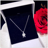 925 Cat Kitty Chain Fine Jewelry Necklace
