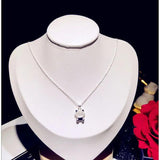 925 Cat Kitty Chain Fine Jewelry Necklace
