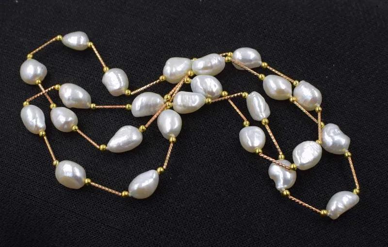 Baroque Freshwater Pearl Necklace 30 Inch Beads