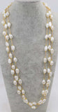 Baroque Freshwater Pearl Necklace 30 Inch Beads