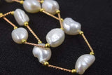 Baroque Freshwater Pearl Necklace 30 Inch Beads