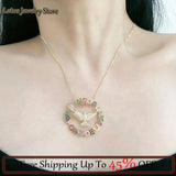 Eagle Pendant Necklace for Women's Clavicle Chain Gift